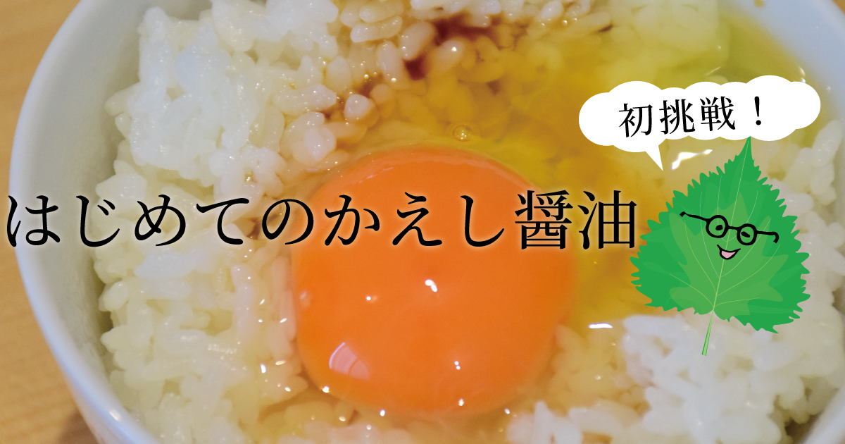 はじめてのかえし醤油 ナンプラー入り シソダブログ オーバー35 独身男からの脱却 カラダと料理を磨きmax